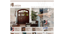 Desktop Screenshot of captivawooddoors.com